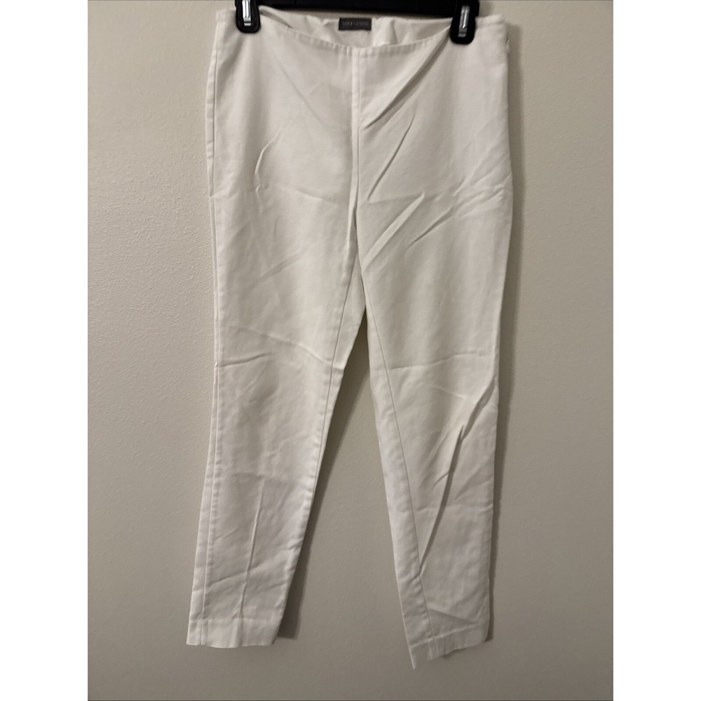 Vince Camuto Women's Straight Leg Ankle Pants, Size 6 Spring White capri